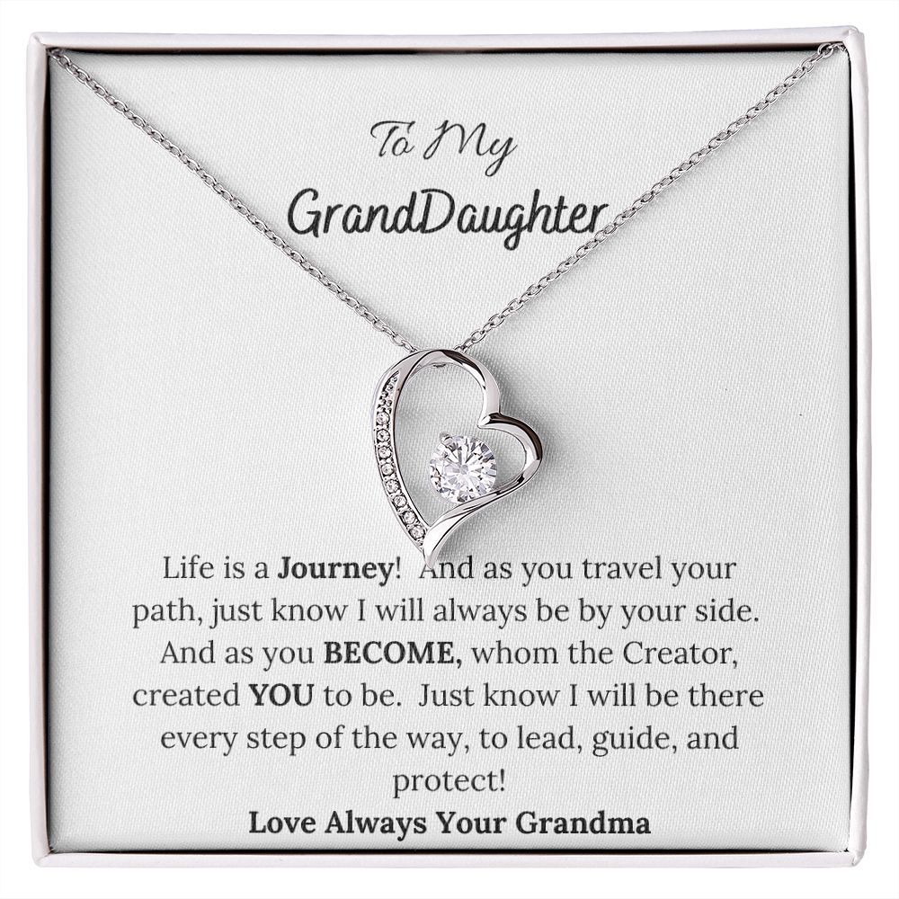 To My Granddaughter Love Grandma Heart